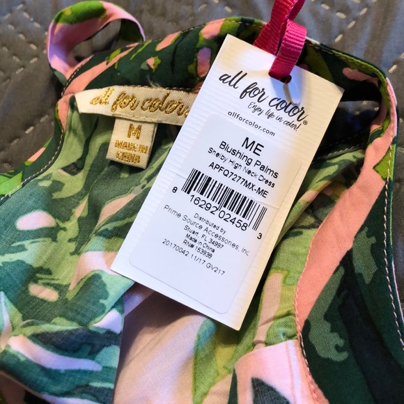 Blushing Palms Shelby High Neck Dress NWT - Picture 2 of 2